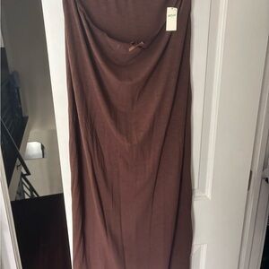 Aerie Brown Maxi Skirt